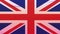 Animated emblem for the Queen's Elizabeth II platinum jubilee appearing on the British flag background. King's