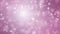 Animated festive purple pink particle background