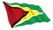 Animated flag of Guyana
