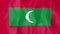 Animated flag of Maldives