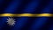 Animated flag of Nauru