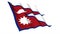 Animated flag of Nepal