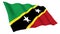 Animated flag of Saint Kitts and Nevis