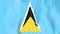 Animated flag of Saint Lucia