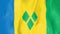 Animated flag of Saint Vincent and the Grenadines