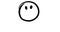 Animated hand drawn happy smiley face turns into sad face isolated on white background