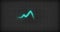 Animated Heartbeat rate sine wave medical concept .Heartbeat rate sine wave with grid line.