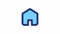 Animated home color ui icon