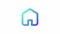 Animated home gradient ui icon