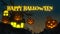 Animated Illustration Halloween with Jumping Pumpkin,Haunted House Perfect Title Video,Intro Or Other Content For Halloween Event