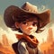 Animated Kids Wearing Western Style: Speedpainting And 2d Game Art