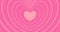 Animated love heart background shining ripples growing from the center of the screen