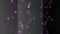 Animated nice visual slow moving pink star particles on black backdrop for technology space science showbiz movie entertainment ce