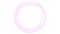 Animated pink circular frame spins. Symbol from point circle rotates. Copy space for text. Vector illustration