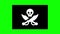 Animated pirate flag icon