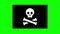 Animated pirate flag icon