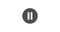 Animated play and pause button. Play icon. Motion graphic design. Alpha channel.