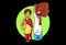 Animated Punjabi Couple Illustration