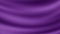 Animated purple wavy silk fabric background