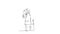 Animated self drawing of continuous line draw happy business man standing up while holding paper and giving thumbs up gesture.