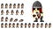 Animated Skeleton Archer Character Sprites