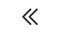 Animated skip arrow linear ui icon