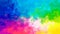Animated stained background seamless loop video - watercolor effect - full colored spectrum conical rainbow - color scheme
