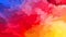 animated stained background seamless loop video - watercolor effect - rainbow gradient color blue pink red orange yellow