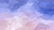 Animated stained background seamless loop video - watercolor effect - sky blue, lavender purple and light violet color