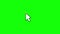 Animated symbol of arrow cursor. Mouse click symbol with spark. Technology and Internet icons animation. Flat