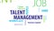 Animated Talent Management Word Cloud