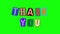 Animated Thank You Ransom note