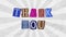 Animated Thank You Ransom note paper cut