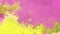 Animated twinkling stained background seamless loop video - watercolor splotch effect - baby pink lime green yellow color