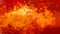 Animated twinkling stained background seamless loop video - watercolor splotch effect - hot fiery red orange and yellow color