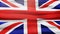 Animated U.K. flag. background image.