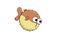 animated video of the puffer fish icon