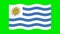 Animated waving national Uruguay flag