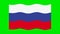 Animated waving Russian flag. Animation, motion graphics