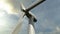 Animated wind turbine. Loop-able