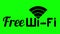 Animated wireless network icon