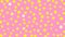 Animated yellow stars shine on the pink background.