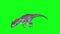 Animation -Allosaurus Walking On Green Screen