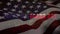 Animation of American flag waving over Happy Veterans Day text uniform camouflage pattern