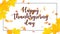 Animation autumn leaves and title happy thanksgiving day alpha channel. Thanksgiving concept, family, discount and sale