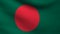 Animation of Bangladesh flag at wind