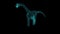 animation -Brachiosaurus Walking On Green Screen Background.Jurassic World Dinosaurs
