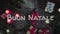 Animation Buon Natale - Merry Christmas in italian, white letters and red candles