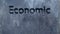 Animation of economic inequality word carved in a stone wall