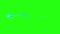 Animation energy on green screen background